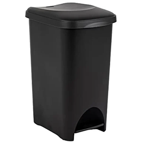 Addis Black Pedal Bin 40Ltr