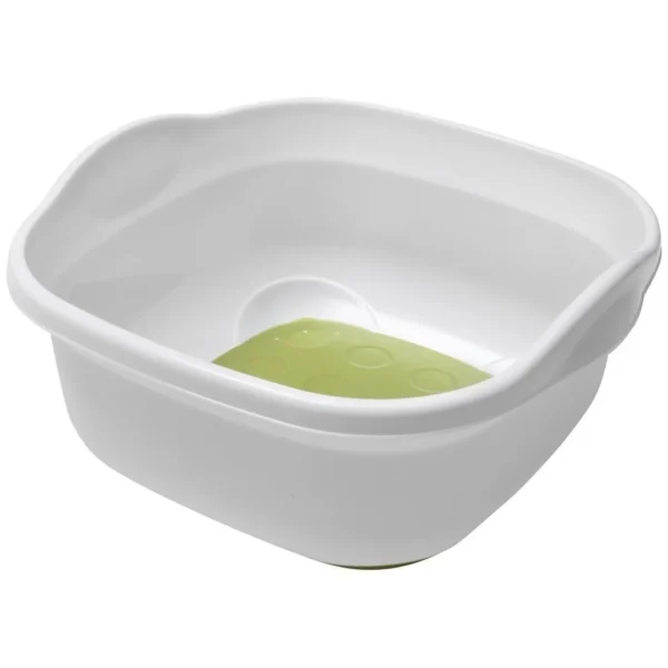 Addis White Green Soft Touch Bowl 8.5Ltr