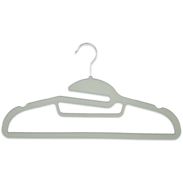 ADD0324 Addis Grey Rubber Hangers 10 Pack