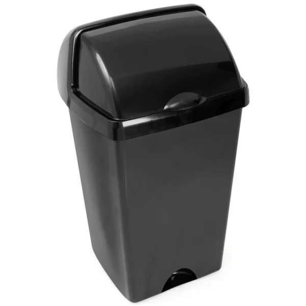 Addis Black Roll Top Bin 50Ltr