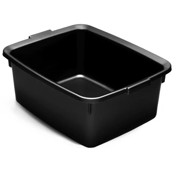 ADD0395 Addis Black 5 Star Rectangular Bowl 12Ltr