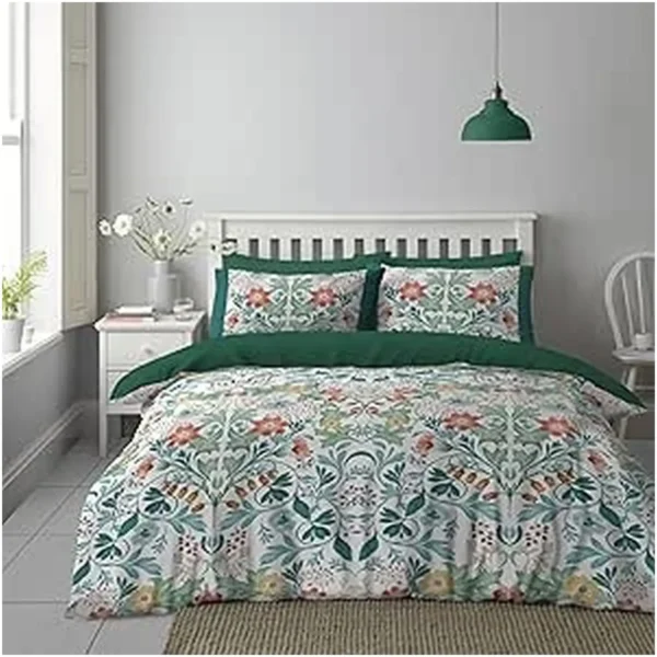 Nest & Rest Flossy Floral Damask King Duvet Set