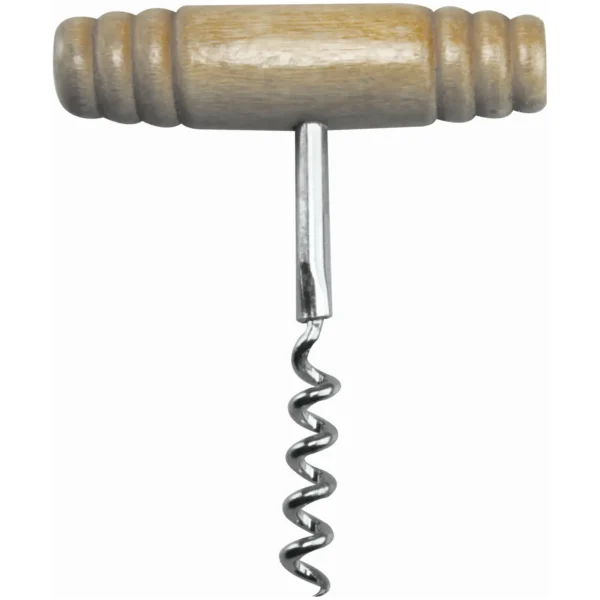 Apollo Wooden T Handle Corkscrew