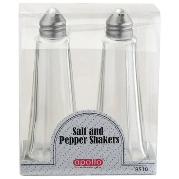 Apollo Glass Salt & Pepper Lighthouse Set