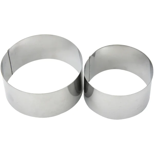 Apollo Stainless Steel Food Rings Set of 2