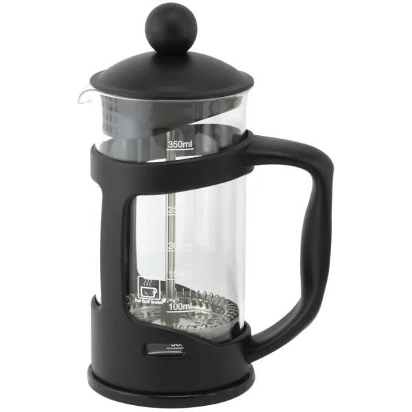 Apollo Black Plastic Cafetiere 3 Cup 350ml