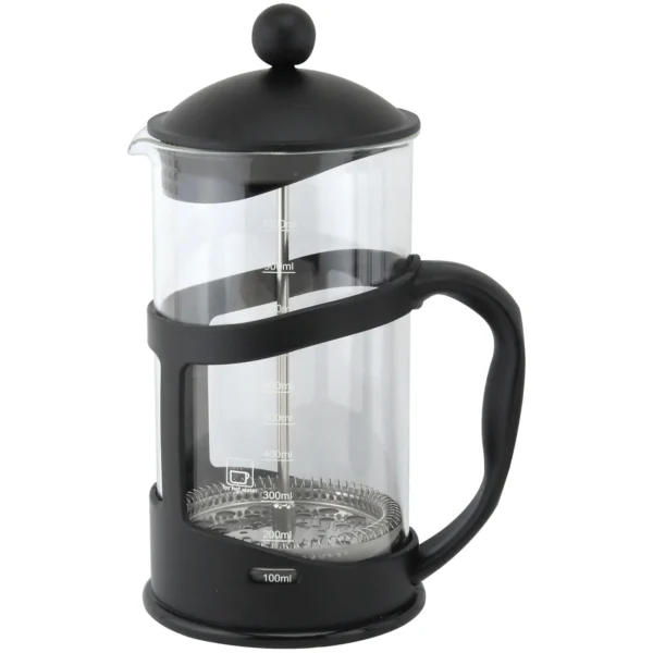 Apollo Black Plastic Cafetiere 1Ltr or 8 Cup