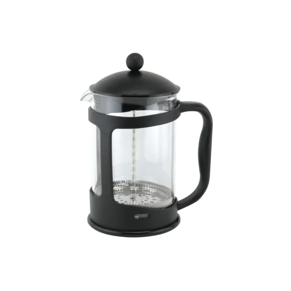 APO0122 Apollo Black Plastic Cafetiere 12 Cup 1.5Ltr