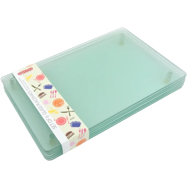 Apollo Glass Placemats Pack of 6