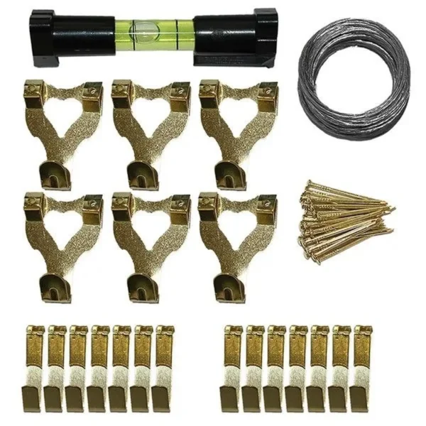 Dekton Picture Hanging Set With Spirit Level