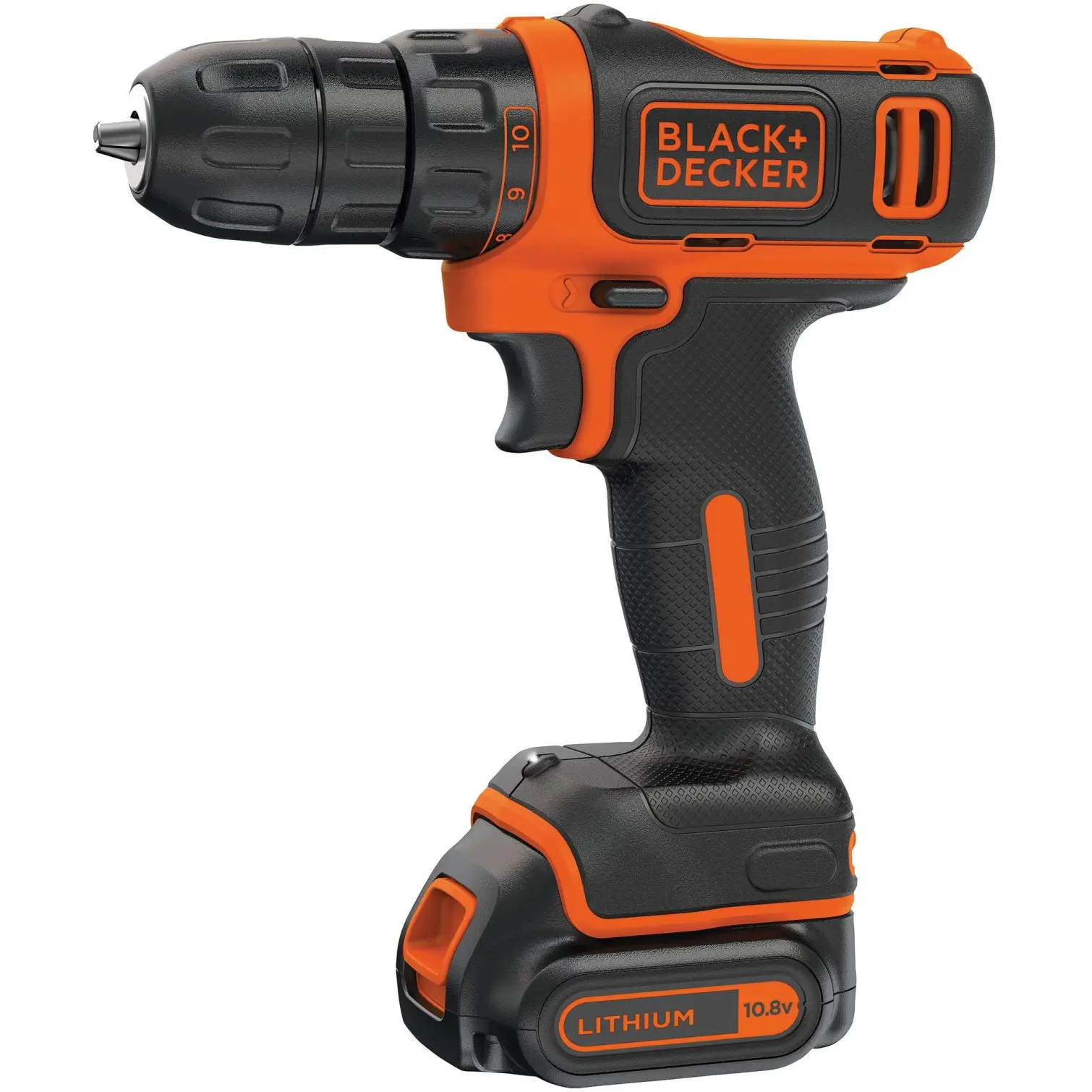 Black+Decker cordless drill driver 10.8v lithium-ion