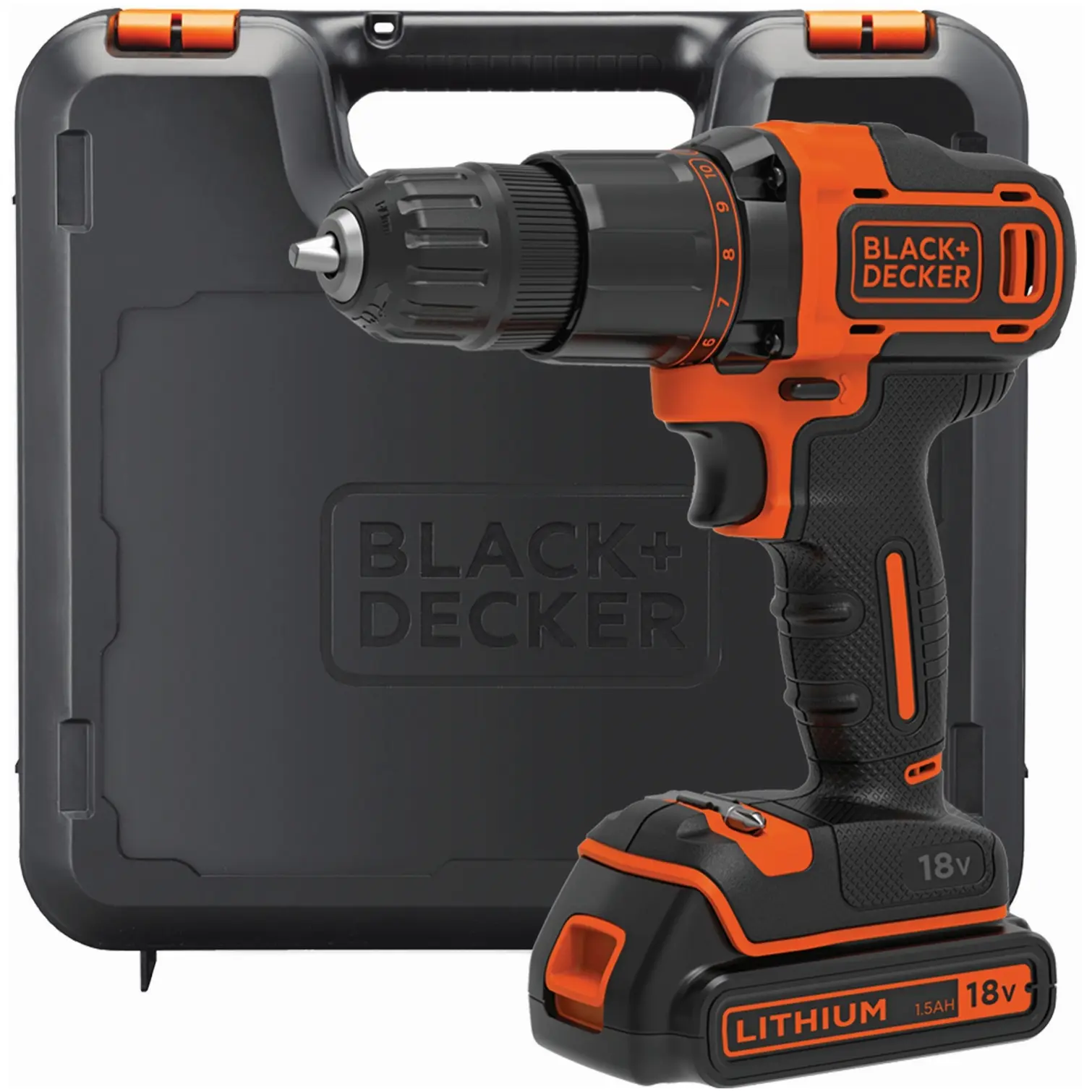 Black+Decker cordless combi drill driver 18v for home DIY