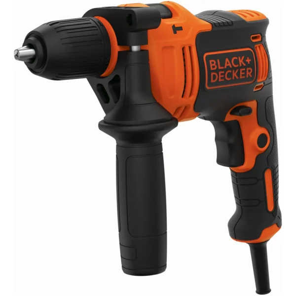 BDP0333 Black+Decker Variable Speed 13mm Keyless Hammer Drill Kit 710w
