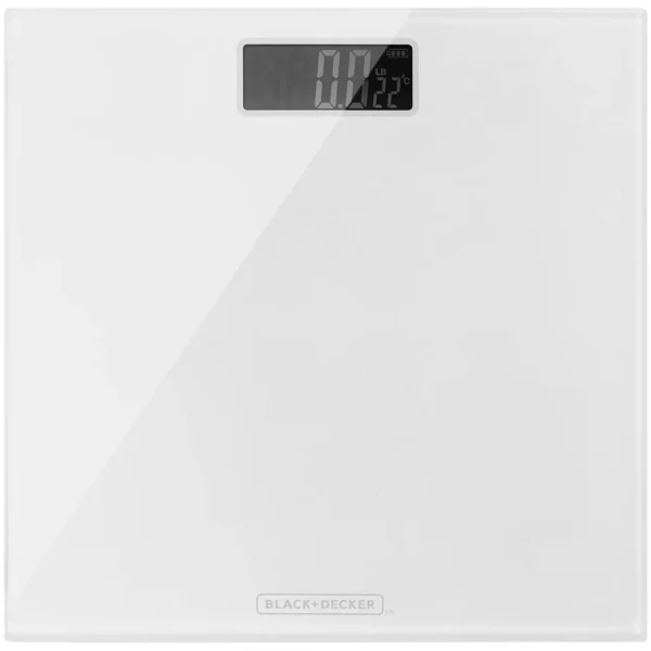 BKR0001 Black+Decker Digital Bathroom Scales White