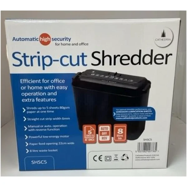 Cathedral Paper Shredder Strip Cut