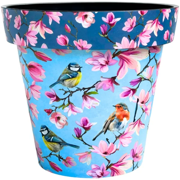 Creekwood Zest Pot Watercolour Birds 30cm