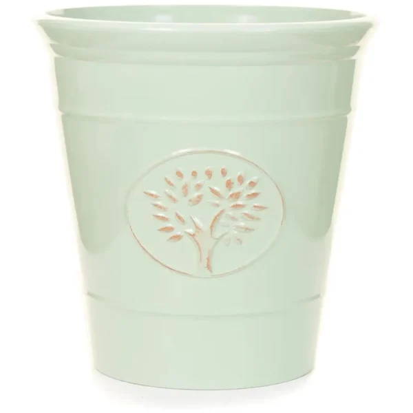 CKW0132 Creekwood Blenheim Houseplant Pot 22cm Green