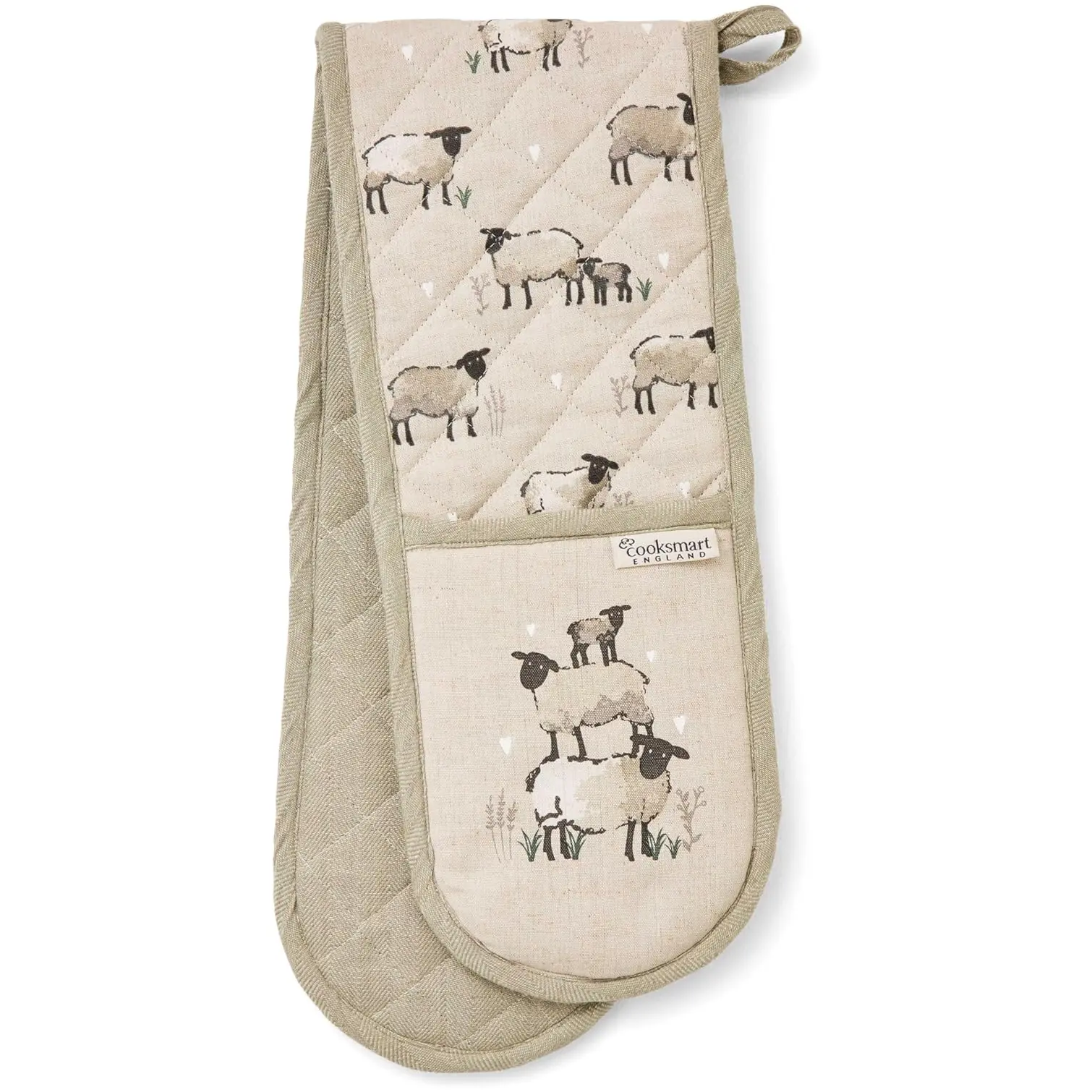 Cooksmart Highland Sheep Double Oven Glove kitchen accessory