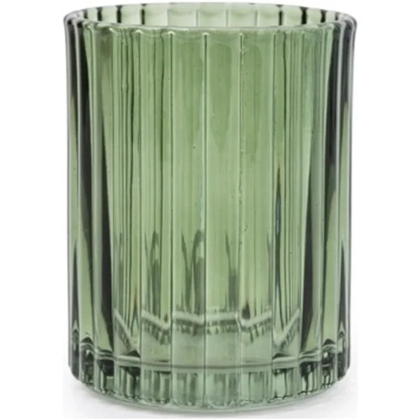 Glass Bathroom Tumbler Green