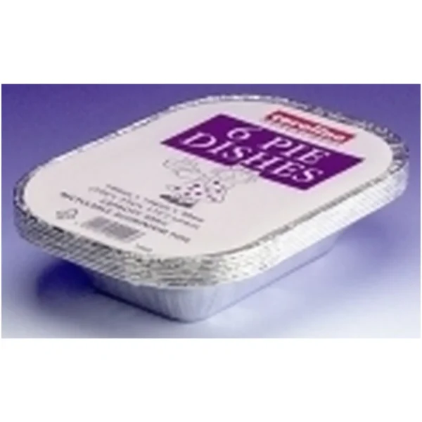 Caroline 20cm(8") 16oz Rectangular Foil Pie Dish Pk of 7