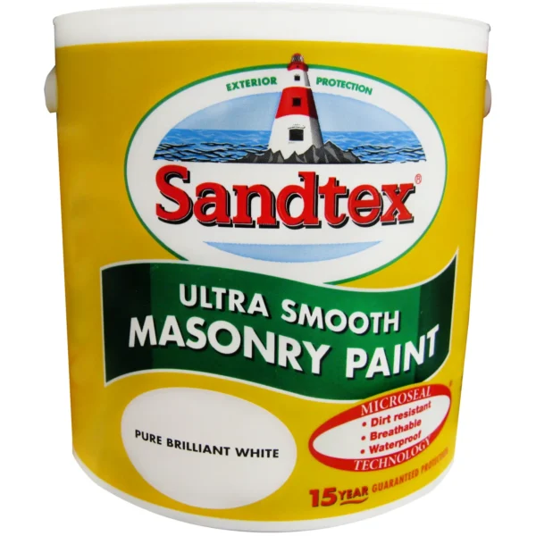 Sandtex Masonry Paint 2.5Ltr White