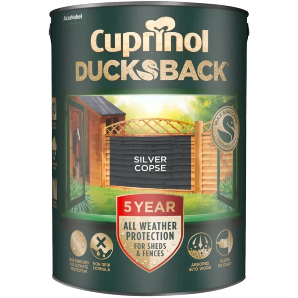 Cuprinol Ducksback Silver Copse 5 Litre