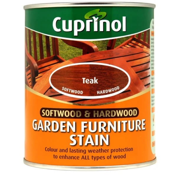 CUP0055 Cuprinol Soft & Hardwood Garden Furniture Stain Teak 750ml