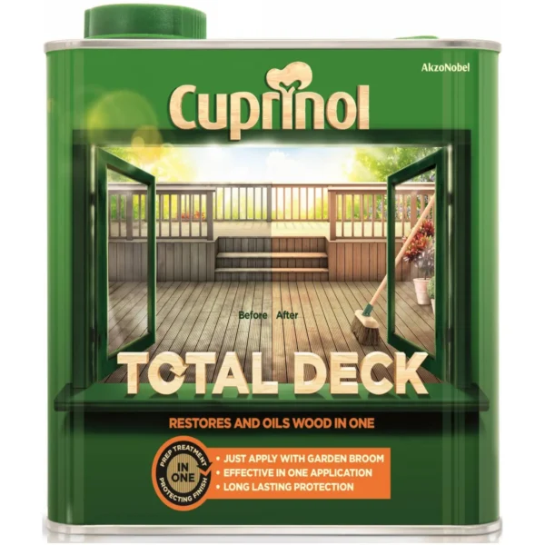 CUP0185 Cuprinol Total Deck Oil 2.5ltr