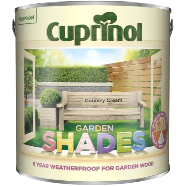 Cuprinol Garden Shades Country Cream 2.5Ltr