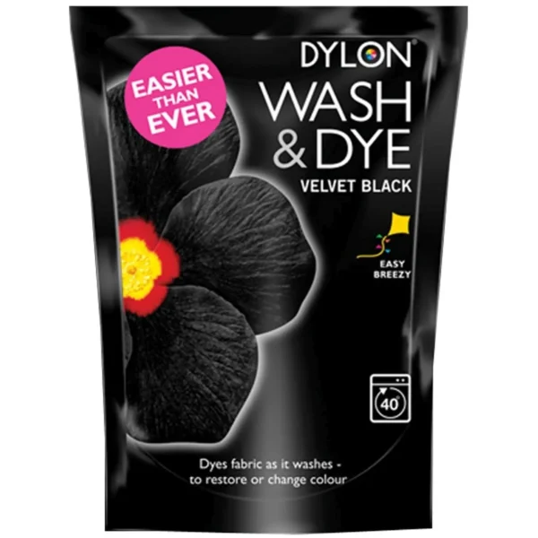 DLN0078 Dylon No Salt Wash & Dye Velvet Black