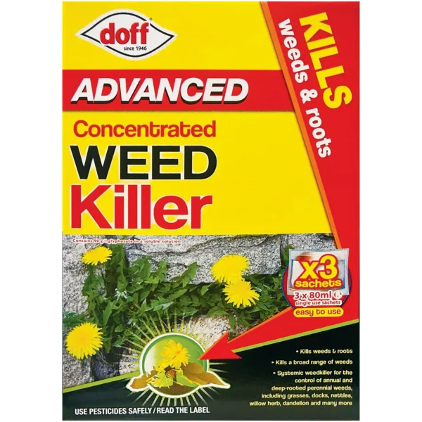 Doff Advanced Concentrated Weedkiller 3 Sachet