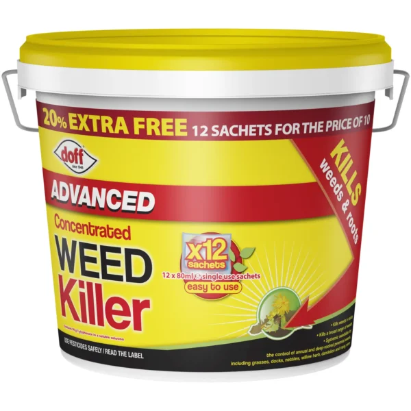 Doff Advanced Weedkiller 12 Sachet 20% Free