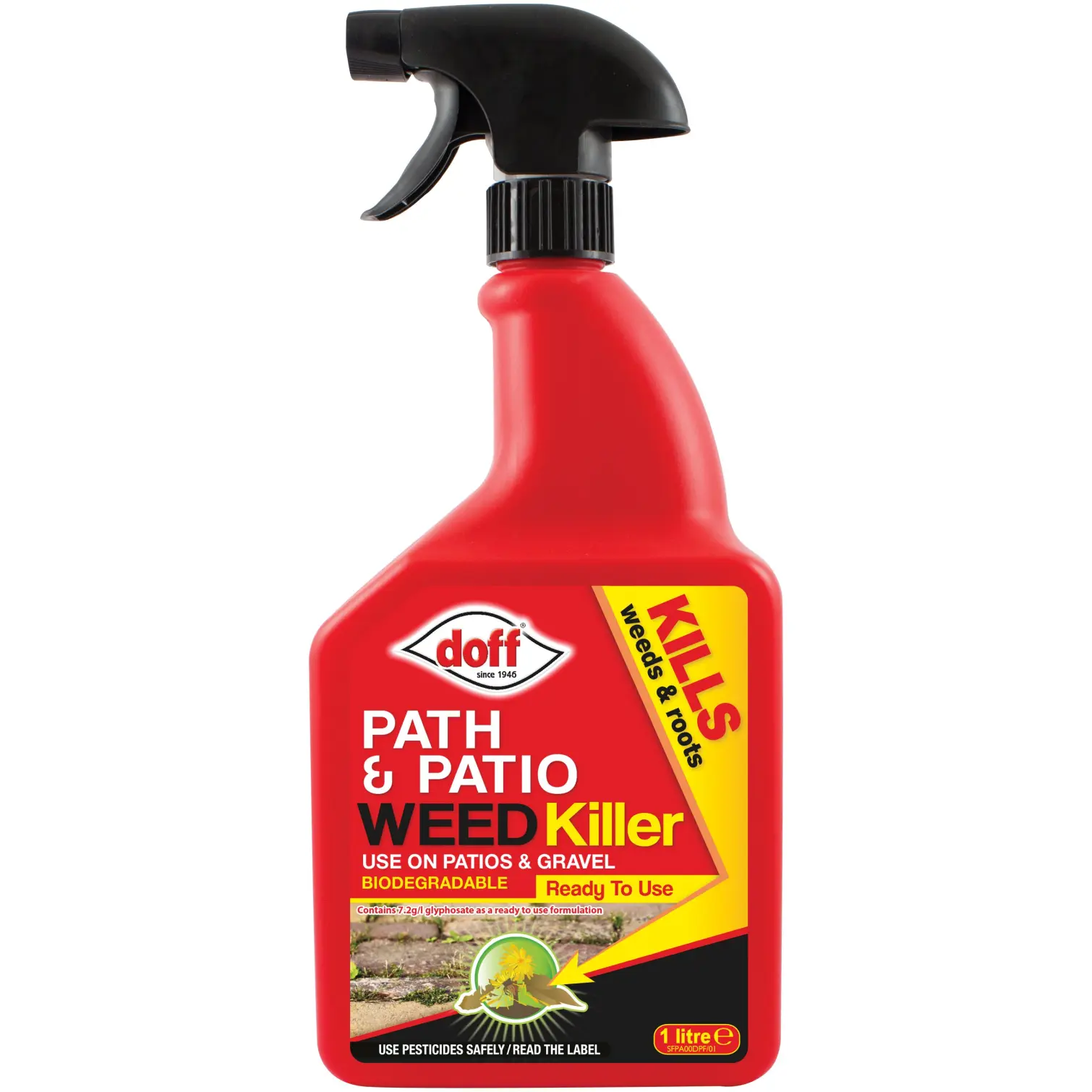 Doff Path & Patio Weedkiller Gun 1L