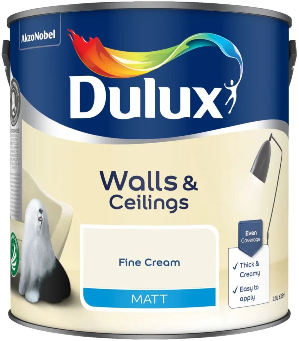 Dulux Matt Fine Cream 2.5L
