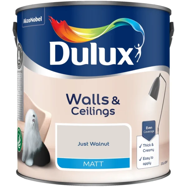 Dulux Matt Just Walnut 2.5L