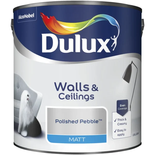 Dulux Matt Polished Pebble 2.5L