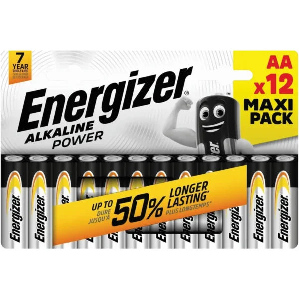 Energizer Power AA Batteries (12 Pack)