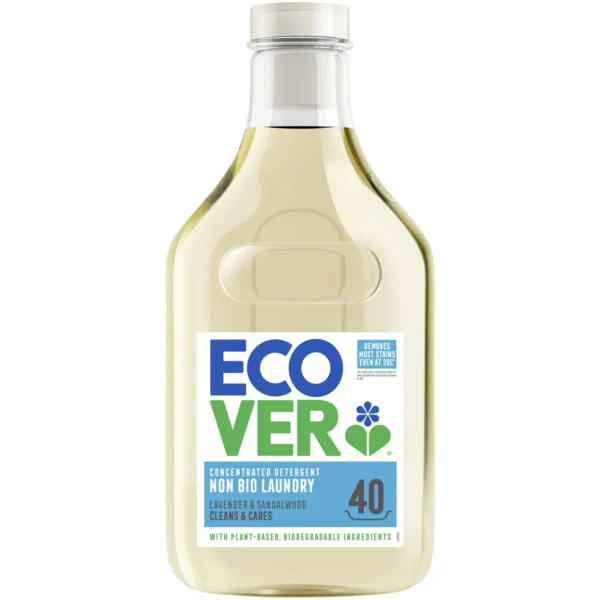 Ecover Laundry Liquid Non Bio 1.43Ltr Concentrated 40 Washes