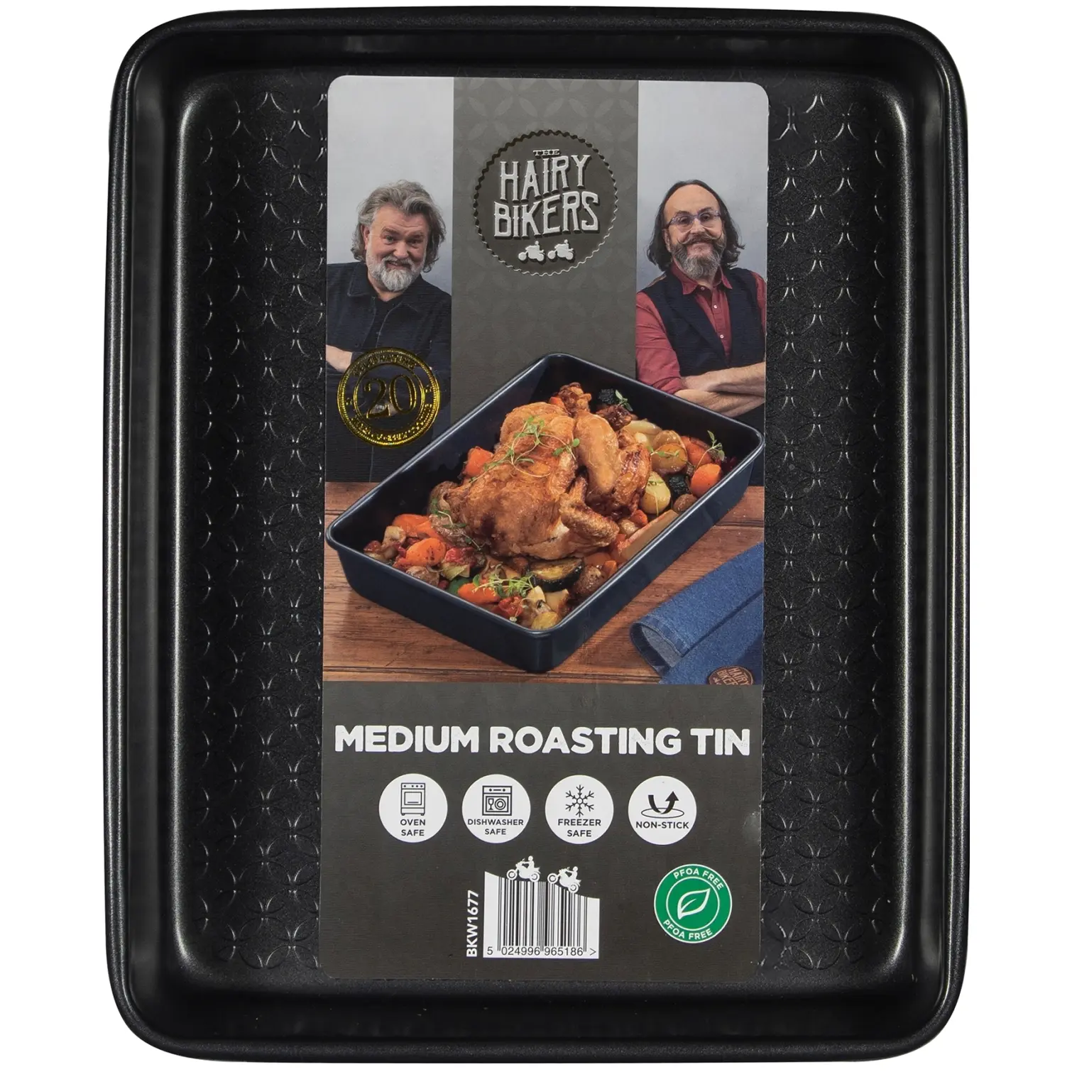 Hairy Bikers Medium Non-Stick Roasting Tin 28cm