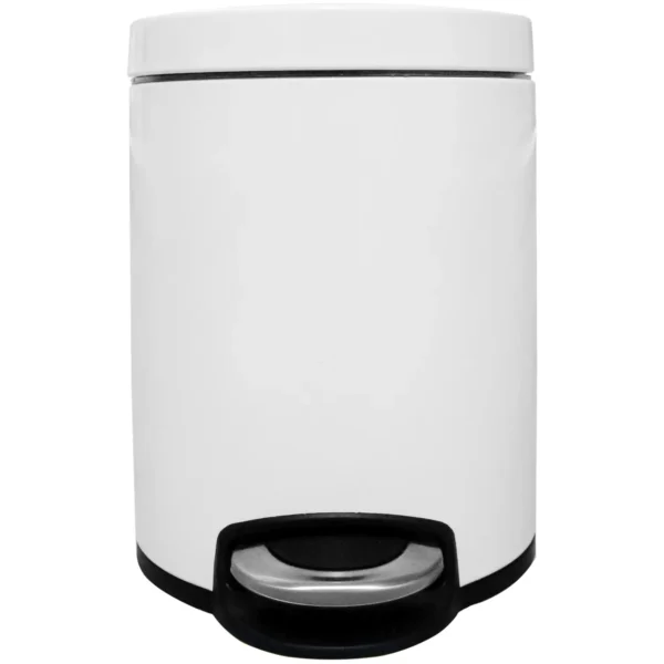 Eko Pedal Bin Soft Close Lid White 5 Litre