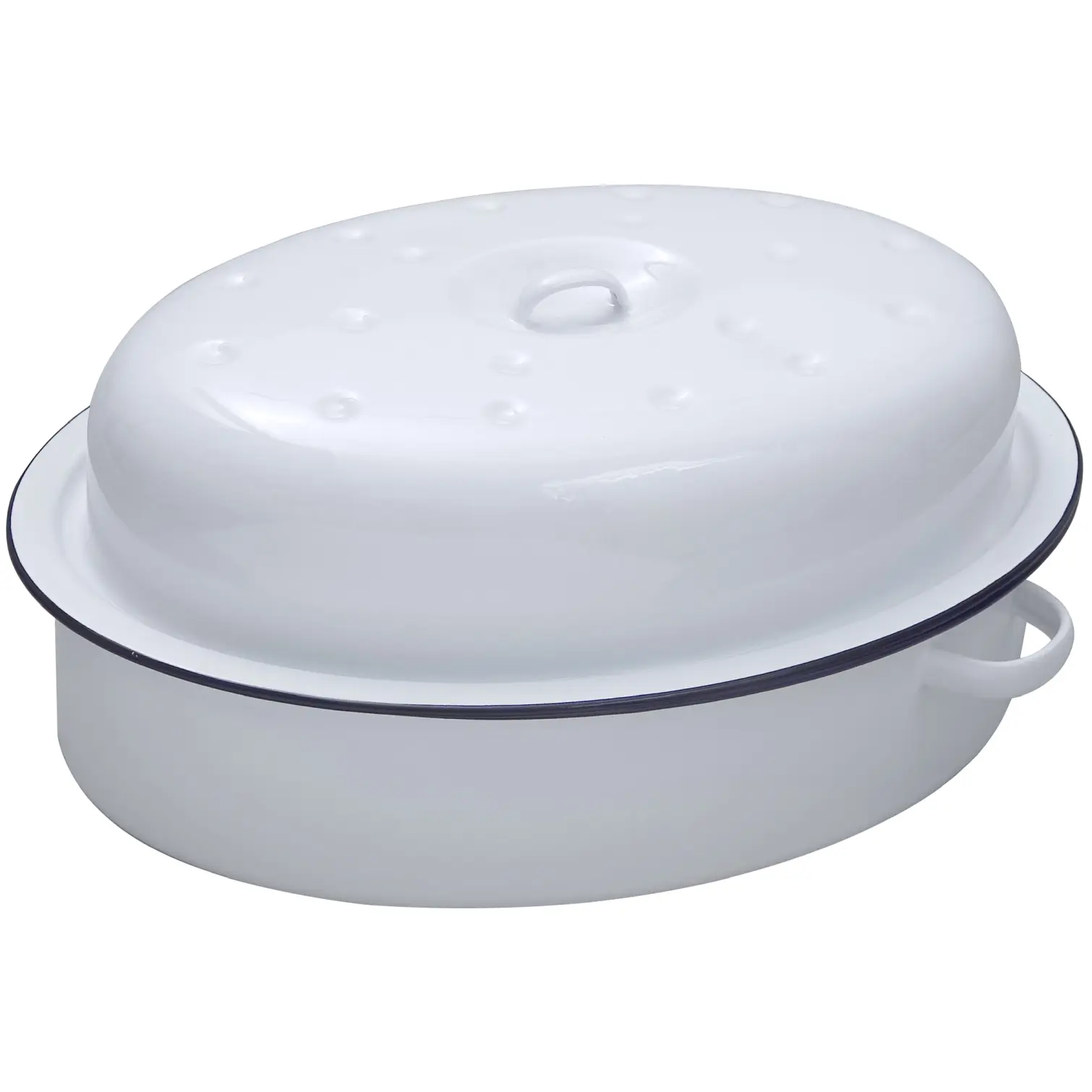 Falcon 30cm Enamel Oval Roaster for oven and hob