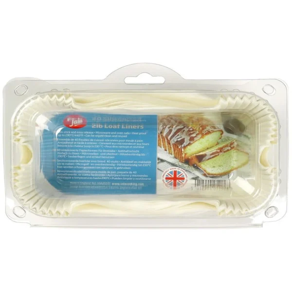 GEO0286 Tala Siliconised 2lb Loaf Tin Liner 40 Pack