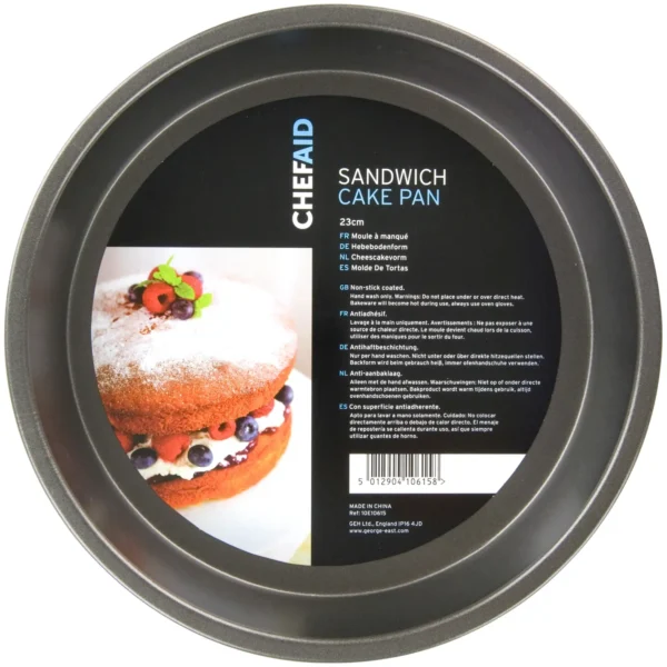 Chef Aid 23cm Sandwich Cake Pan