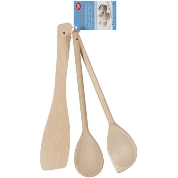 Tala Beech Set of 3 Wood Utensils