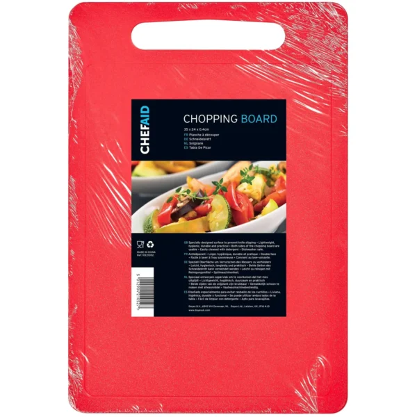 Chef Aid Red Chopping Board 30x25cm