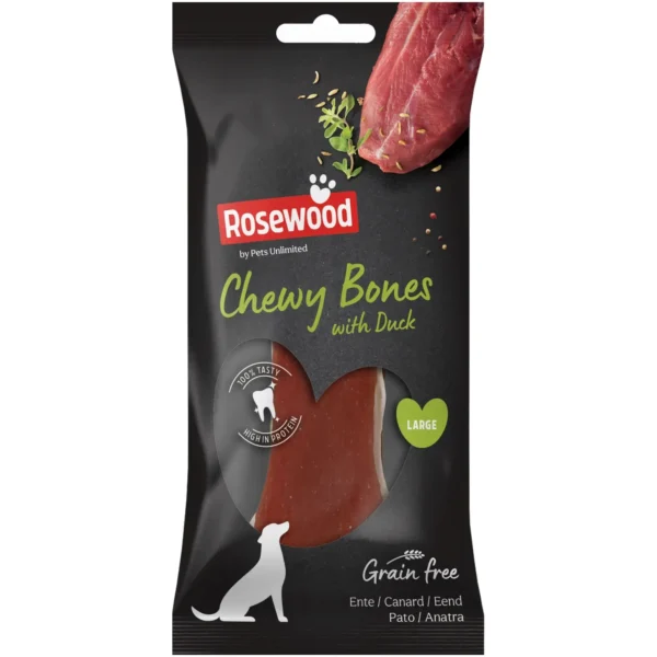 Rosewood Dog Large Chewy Bone Duck