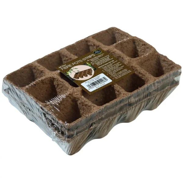 GLD0050 Square Fibre Pots 5cm Pk36