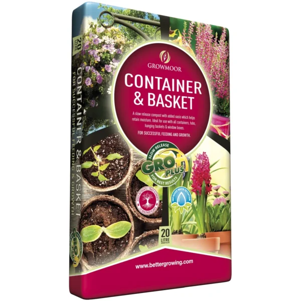 Growmoor Container & Hanging Basket Compost 20 Litre