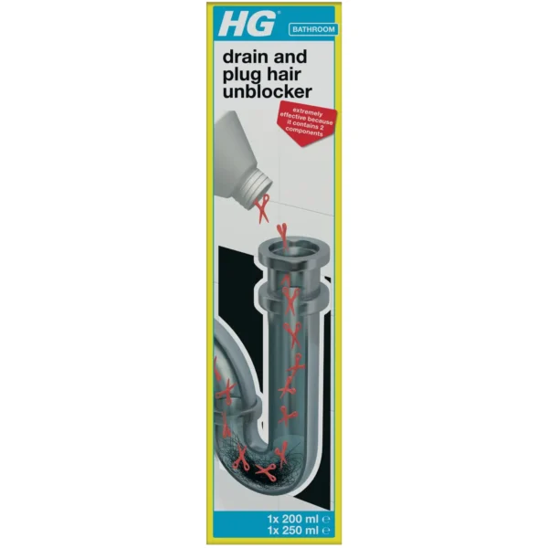 HG Drain & Plug Hair Unblocker 0.45L