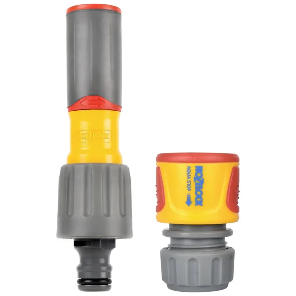 HOS0064 Hozelock Hose Nozzle+Waterstop 3in1